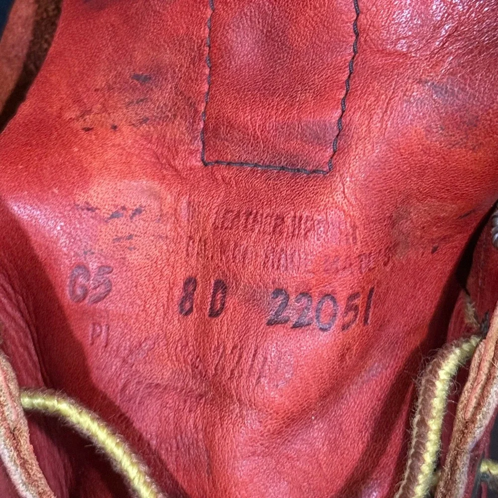 Red Wing 22051 Safety Toe Work Boots Men's 8D‎ Made USA ANSI Z41 PT91